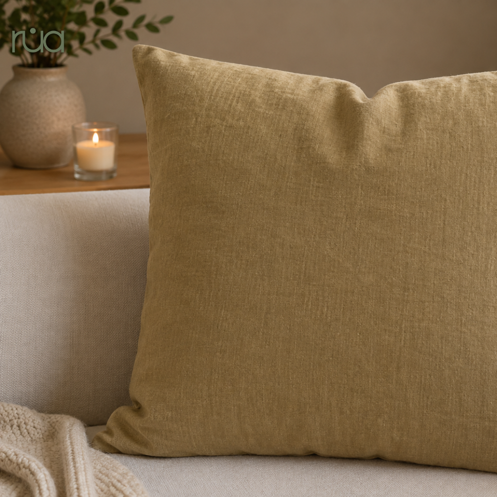 Fundas de almohadones de tusor liso I Base - Imagen 6