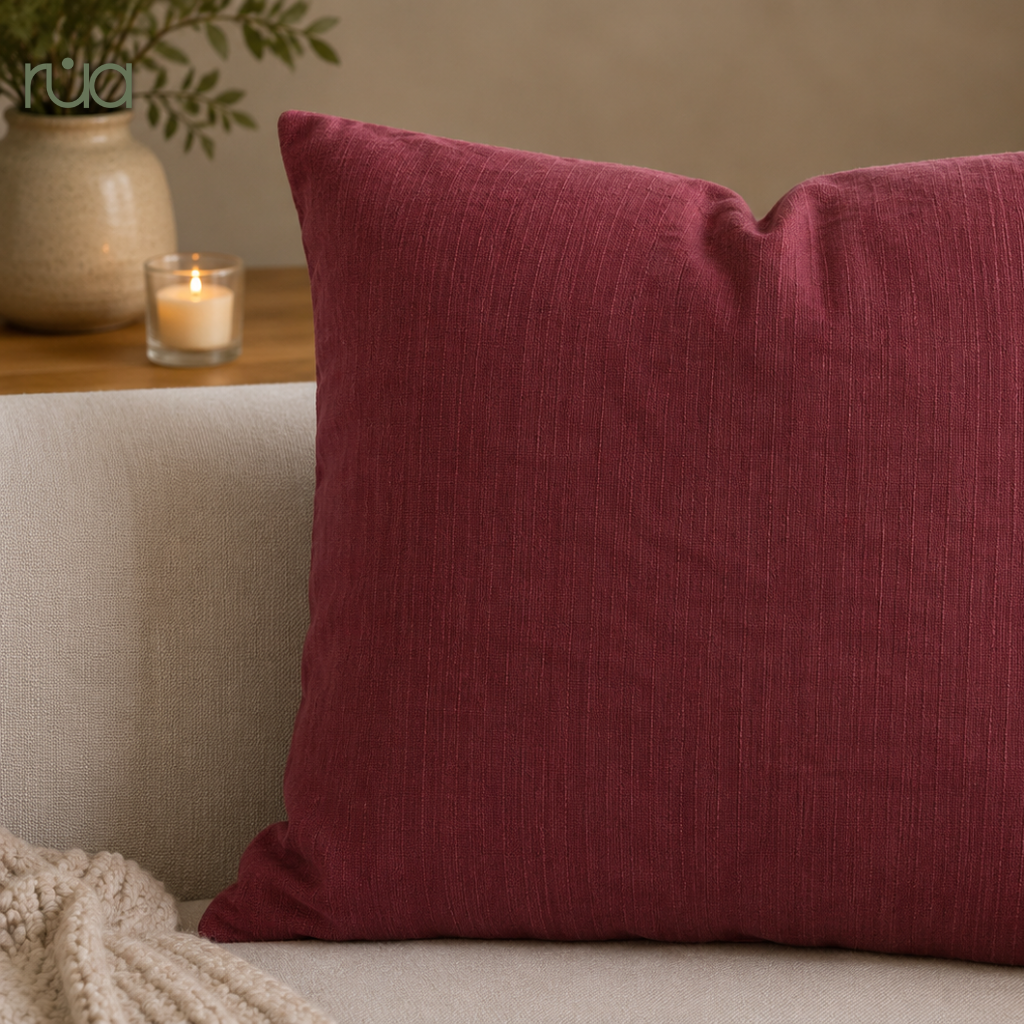 Fundas de almohadones de tusor liso I Base - Imagen 7