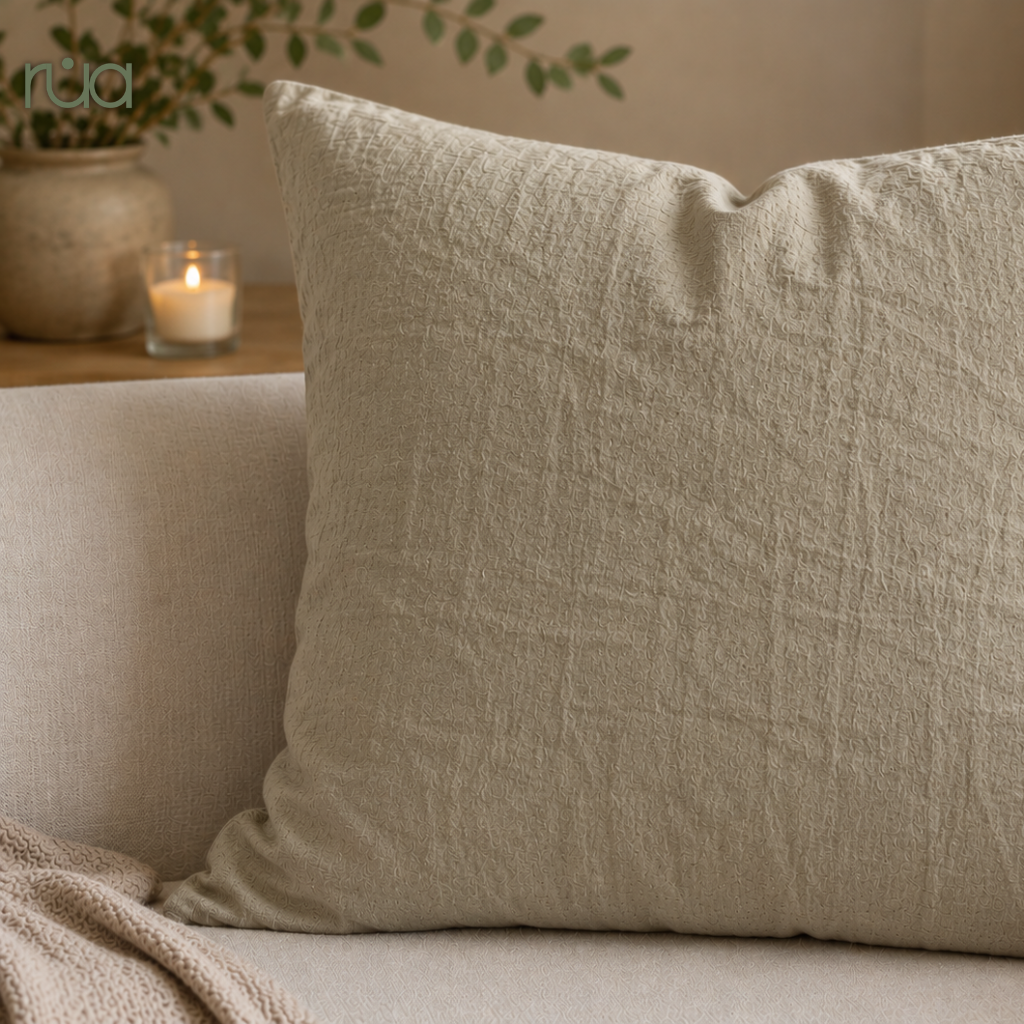 Fundas de almohadones de tusor liso I Base - Imagen 3