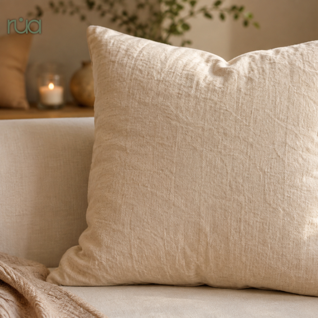 Fundas de almohadones de tusor liso I Base - Imagen 5